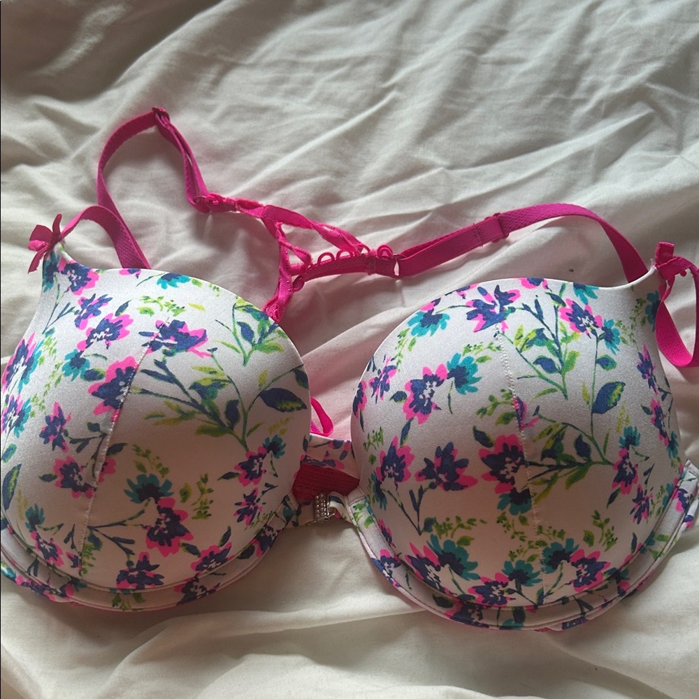 La SENZA Floral Bra - Pink and Blue